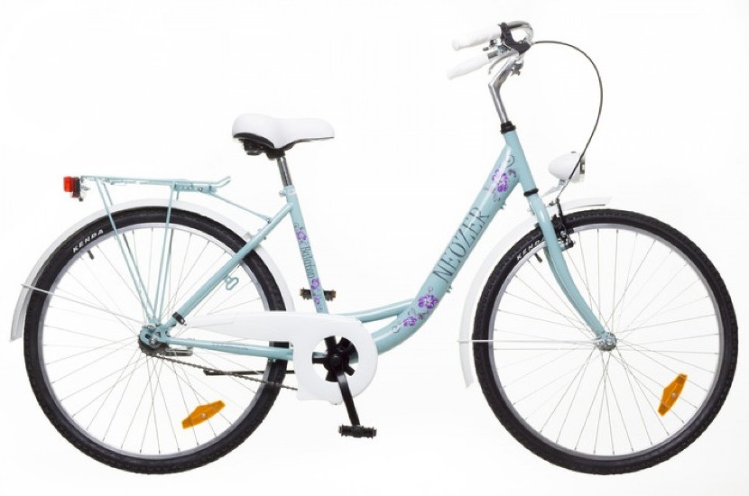 26" Mestský dámsky retro bicykel BALATON PLUS 1-rýchlostný modrá