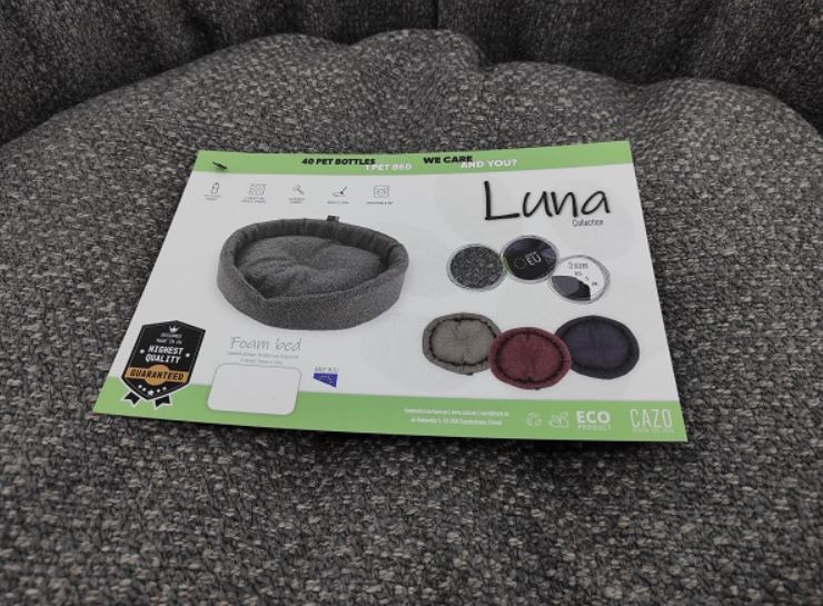 Eko oválny pelech pre psa Luna Grey S/M/L