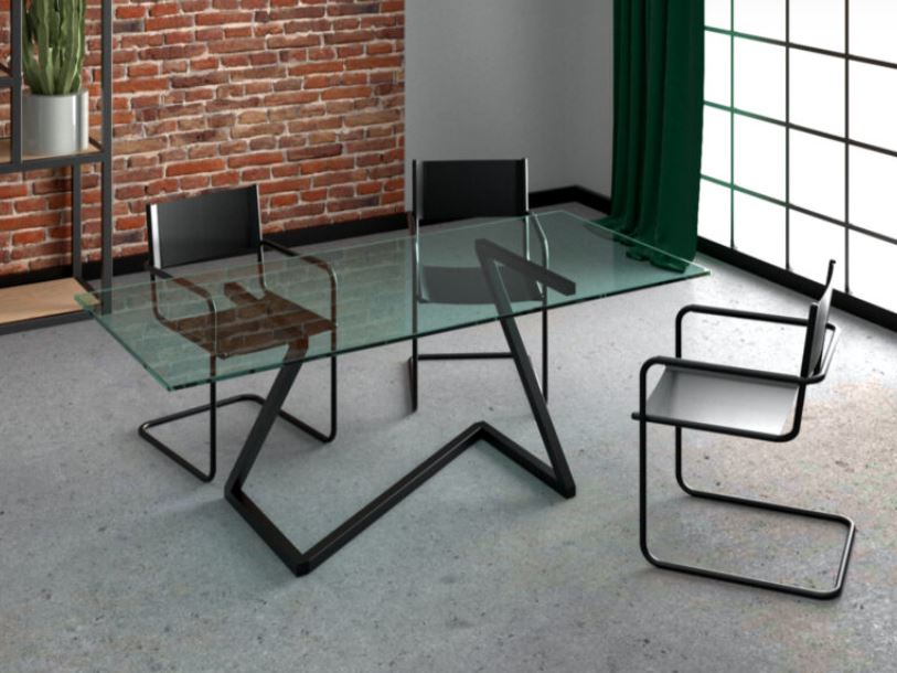 Kovová stolová podnož Design