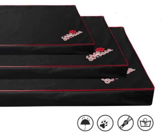Exteriérový ortopedický matrac pre psa Outdoor Maxy Black 80/100/120
