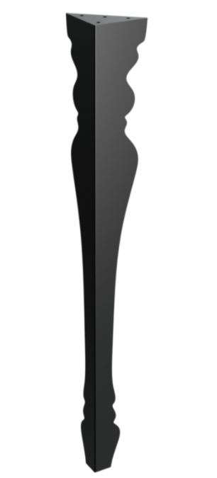 Stolová noha Poseidon 72 cm čierna