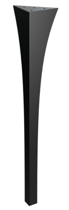 Stolová noha Erebos 72 cm čierna