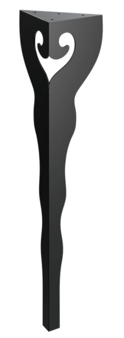 Stolová noha Hekate 72 cm čierna