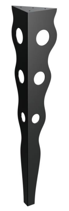 Stolová noha Polymnia 72 cm čierna