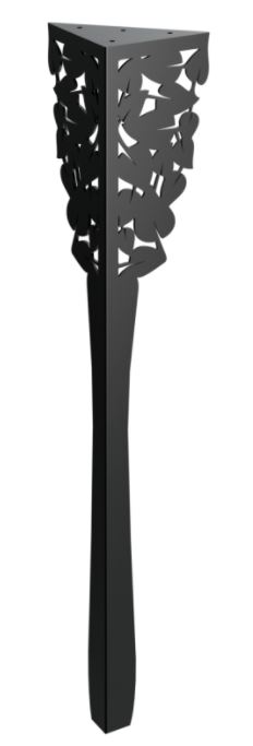 Stolová noha Perfesona 72 cm čierna