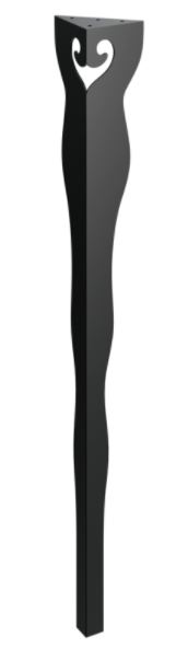 Stolová noha Hekate 90 cm čierna