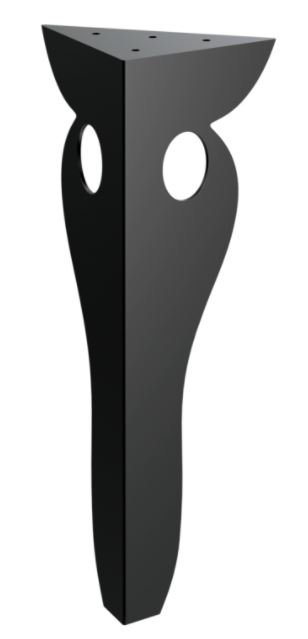 Stolová noha Urania 40 cm čierna