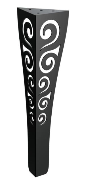 Stolová noha Hera 40 cm čierna