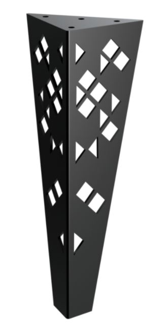 Nábytková noha Atena 30 cm čierna