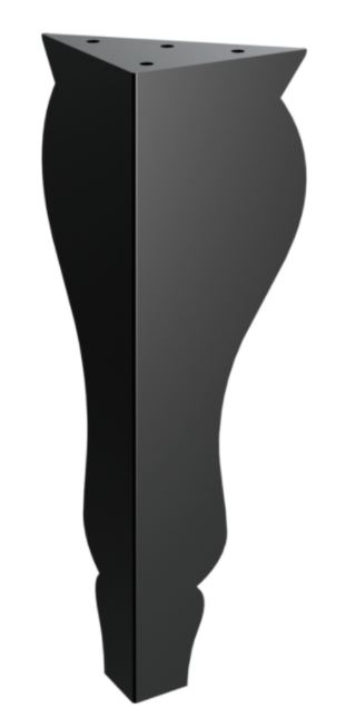 Nábytková noha Iris 30 cm čierna