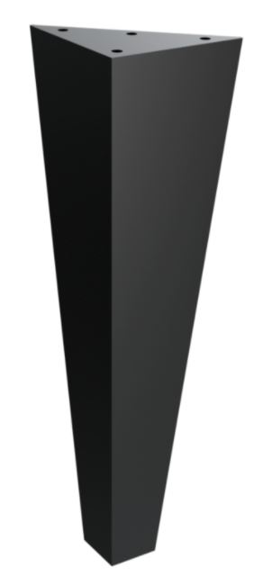 Nábytková noha Demetra 30 cm čierna