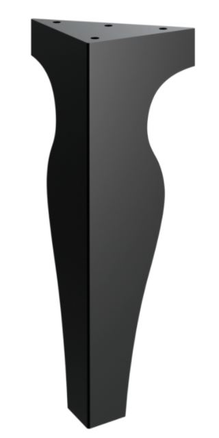 Nábytková noha Hestia 30 cm čierna
