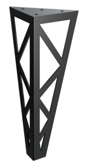 Nábytková noha Hermes 30 cm čierna