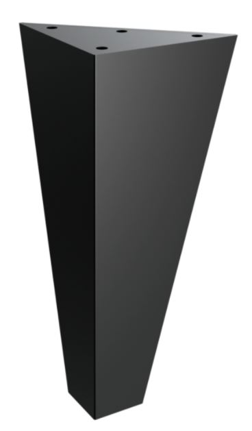 Nábytková nožička Demetra 20 cm čierna