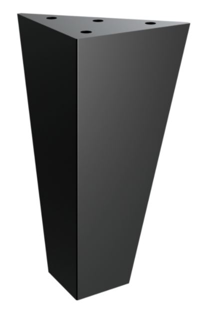 Nábytková nožička Demetra 15 cm čierna