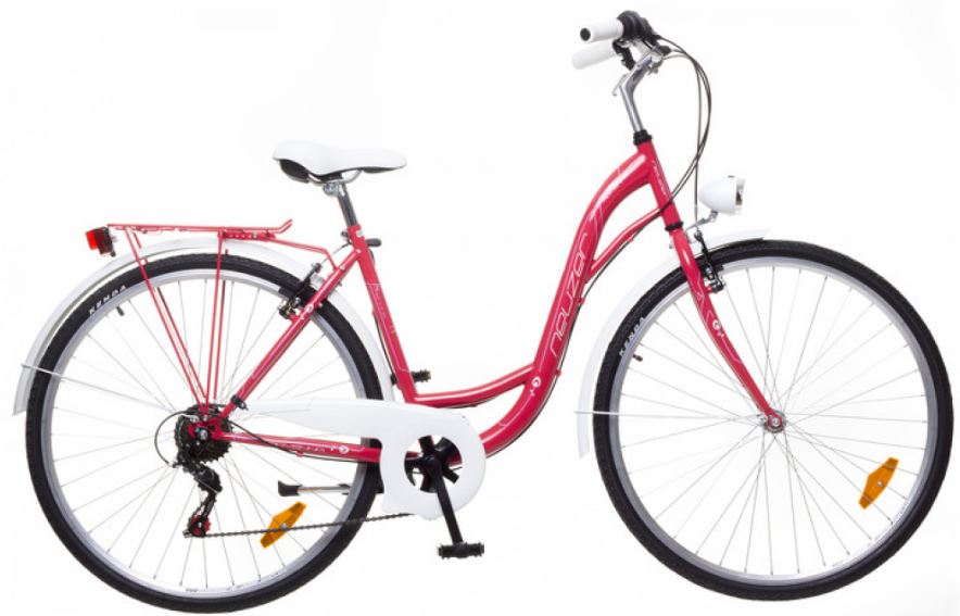 28" Mestský dámsky bicykel Ravenna 6-rýchlostný červená