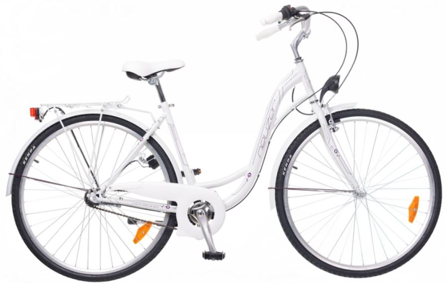 28" Mestský dámsky bicykel Ravenna 21-rýchlostný biela