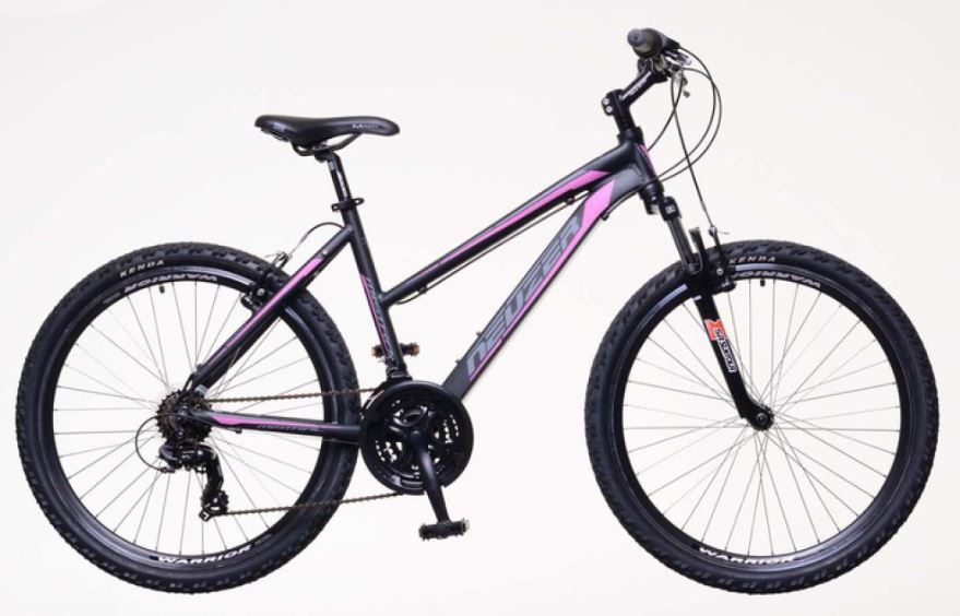 26" Horský bicykel Mistral čierna-sivá-pink