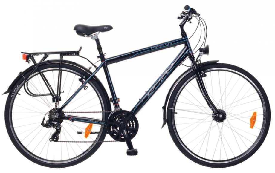 28" trekingový bicykel pánsky Ravenna 200 24 SPD antracitová