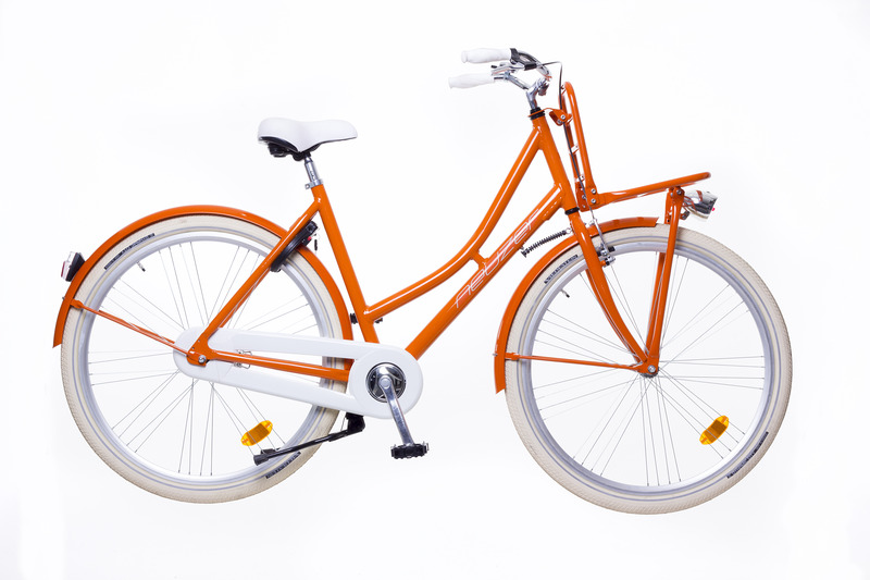 28" Dámsky retro bicykel MARY 1-rýchlostný oranžová