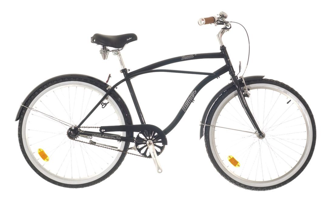 26" Pánsky retro bicykel BEACH CRUISER 1-rýchlostný čierna