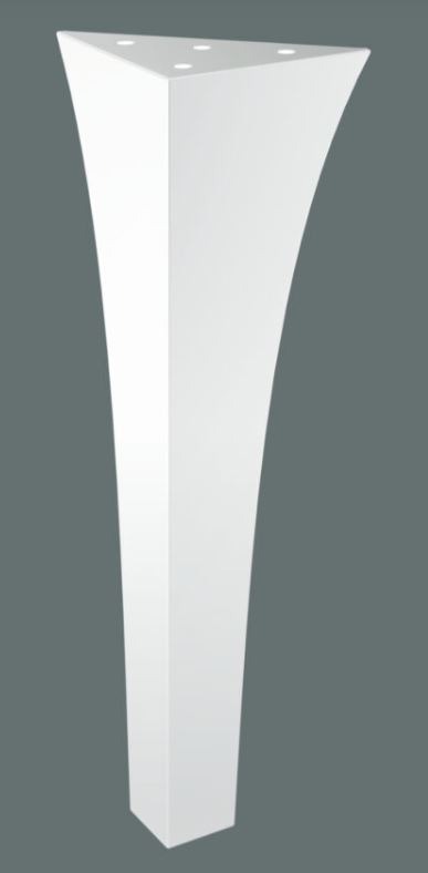 Nábytková noha Erebos 30 cm biela