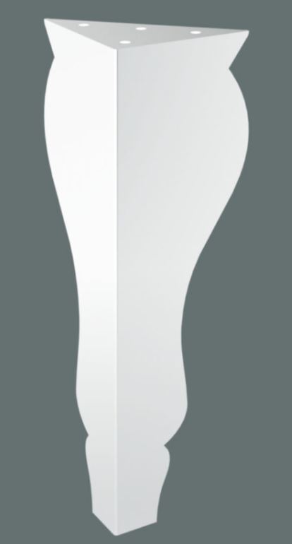 Nábytková noha Iris 30 cm biela