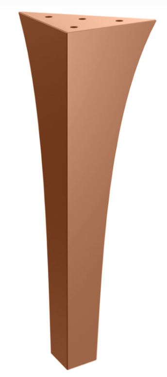 Nábytková noha Erebos 30 cm medená