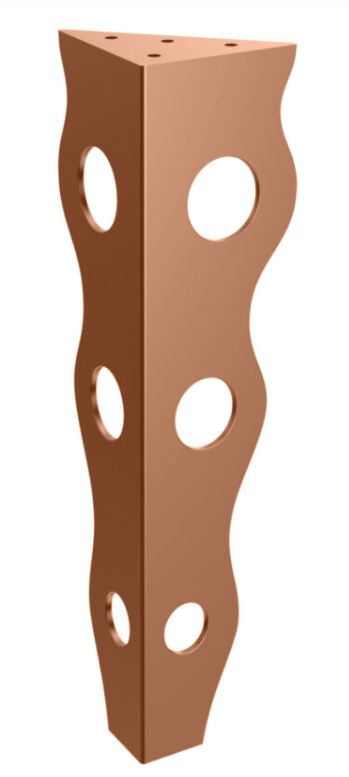 Nábytková noha Polymnia 30 cm medená
