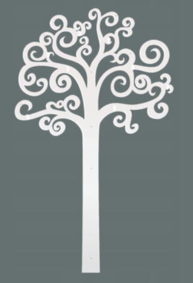 Vešiak na stenu strom života 170 biela