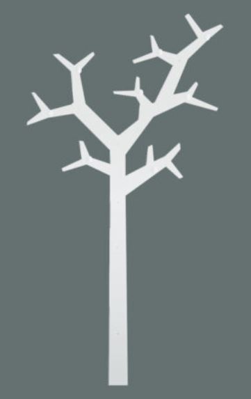 Vešiak strom 180 biela