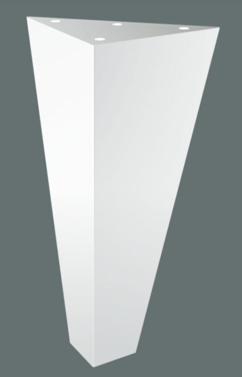 Nábytková nožička Demetra 15 cm biela