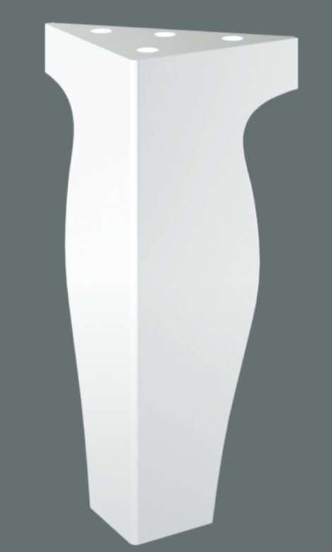 Nábytková nožička Hestia 15 cm biela