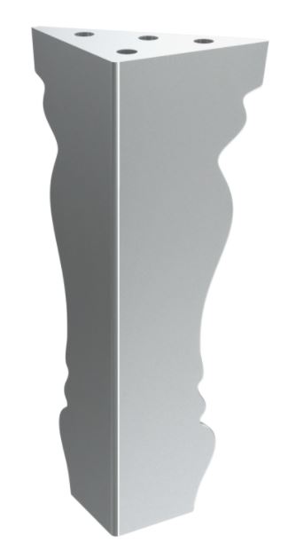 Nábytková nožička Poseidon 15 cm chrom