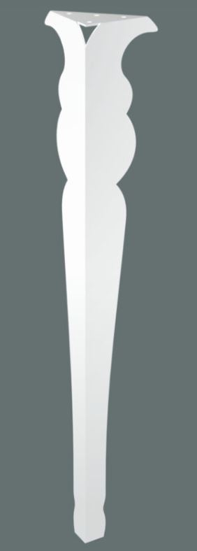 Stolová noha Klio 72 cm biela