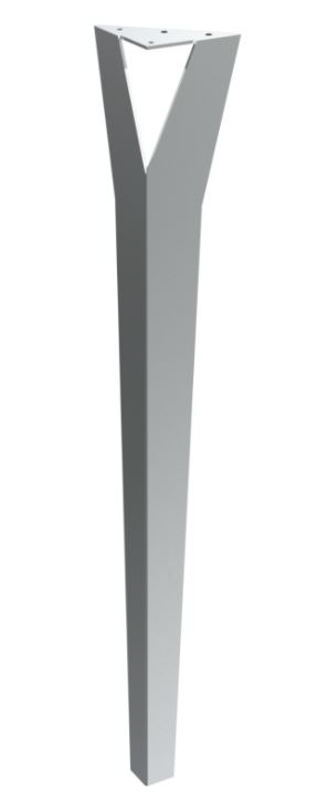 Stolová noha Heba 72 cm chrom