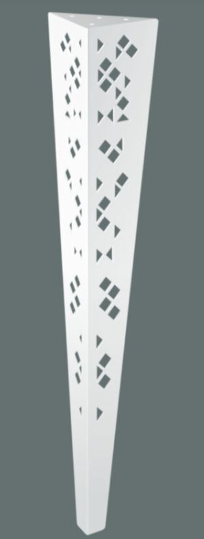 Stolová noha Atena 72 cm biela