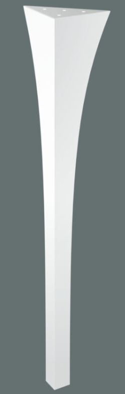 Stolová noha Erebos 72 cm biela