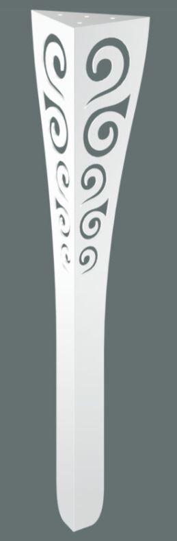 Stolová noha Hera 72 cm biela