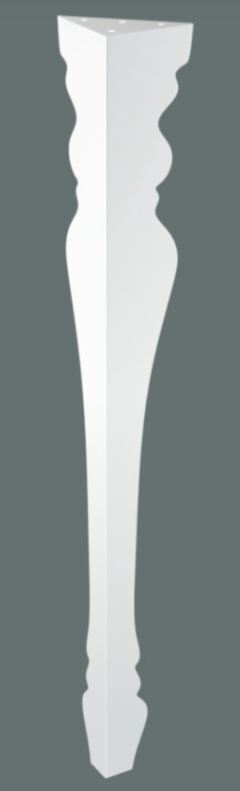 Stolová noha Poseidon 72 cm biela
