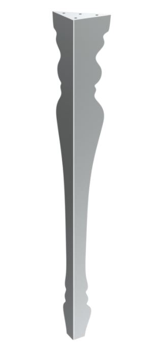 Stolová noha Poseidon 72 cm chrom
