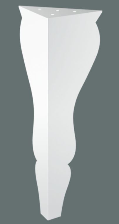 Stolová noha Iris 40 cm biela