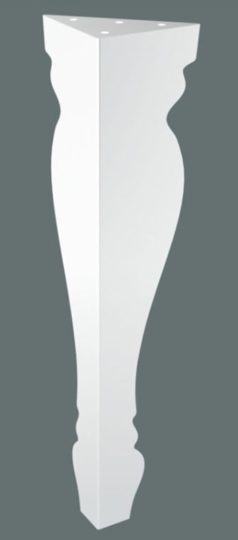 Stolová noha Poseidon 40 cm biela