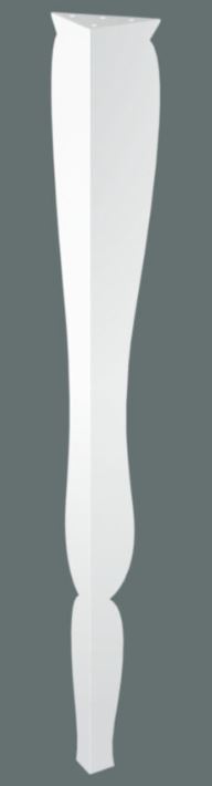 Stolová noha Iris 90 cm biela