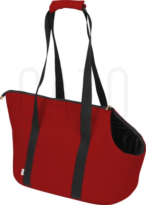 Prepravná kabelka pre psa červená 30×40×24 cm