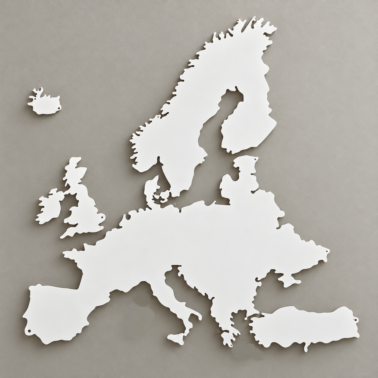 Mapa Europy na stenu 130 cm
