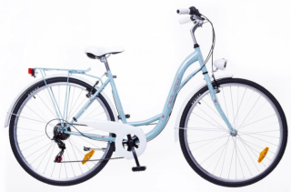 28" Mestský dámsky bicykel Ravenna 6-rýchlostný modrá