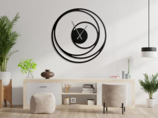 Veľké hodiny na stenu Simple 100 cm