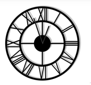 Štýlové hodiny Rím 40 cm
